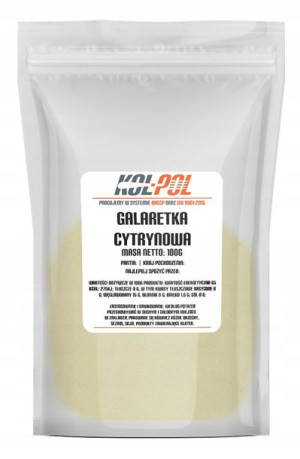 GALARETKA CYTRYNOWA 100g Galaretka w proszku