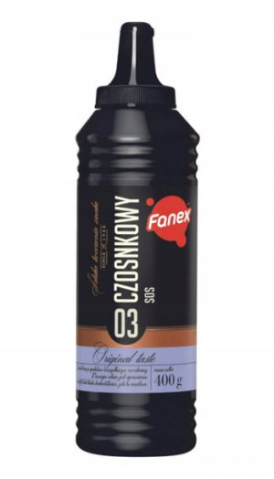 FANEX Sos czosnkowy 400g - Łagodny sos do kebaba