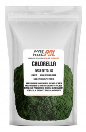 CHLORELLA PROSZEK 1kg Algi morskie w proszku