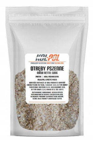 OTRĘBY PSZENNE 500g Spożywcze naturalne do chleba