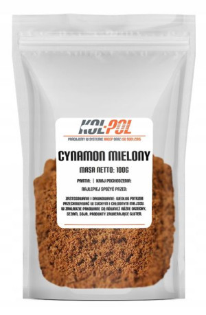CYNAMON MIELONY 100g Naturalny wysoka jakość