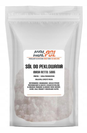 SÓL DO PEKLOWANIA 500g Peklosól peklująca peklowa