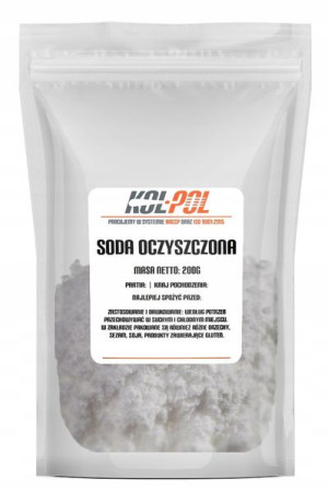 SODA OCZYSZCZONA 200g Spożywcza wodorowęglan sodu