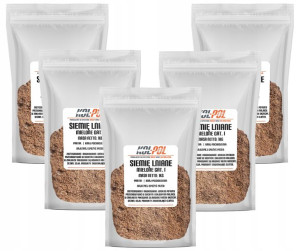 SIEMIĘ LNIANE MIELONE 5kg Naturalne len mielony