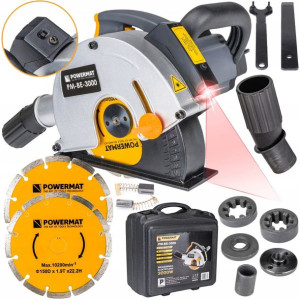 Bruzdownica Elektryczna 3000w 150mm Walizka Laser