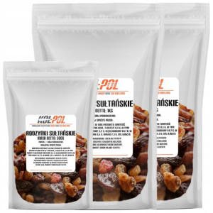 RODZYNKI SUŁTAŃSKIE 2,5kg Malayer sułtanki słodkie