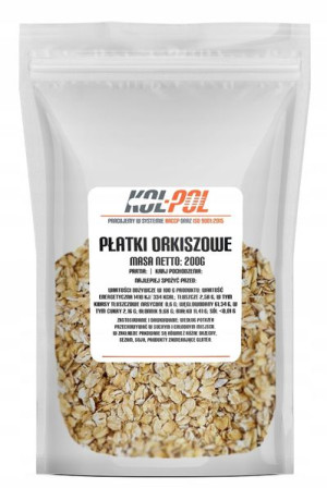PŁATKI ORKISZOWE 200g Naturalne śniadanie jakość