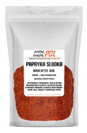 PAPRYKA SŁODKA MIELONA 100g Czerwona wysoka jakość