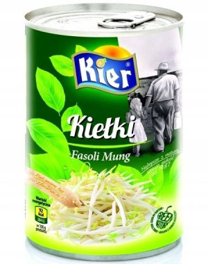 Kiełki fasoli mung Kier 425g Chińskie w zalewie