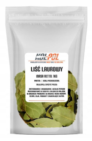 LIŚĆ LAUROWY 1kg Liście laurowe naturalne świeże