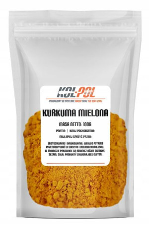 KURKUMA MIELONA 100g Naturalna wysoka jakość