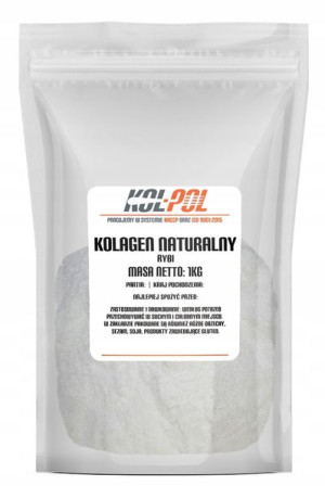 KOLAGEN NATURALNY 100% RYBI 1kg Czysty w proszku