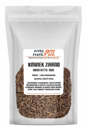 KMINEK ZIARNO 100g Nasiona kminu naturalny jakość