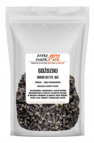 GOŹDZIKI 1kg Całe suszone goździk aromat jakość