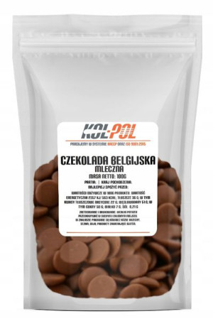 CZEKOLADA BELGIJSKA 34% MLECZNA 100g Fontan founde
