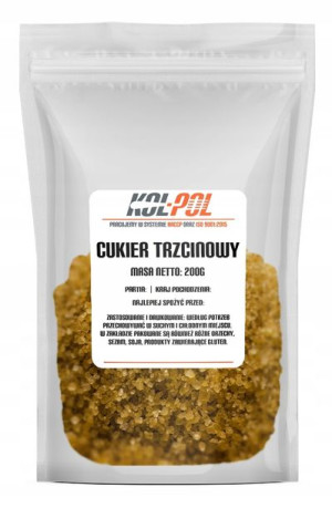 CUKIER TRZCINOWY 200g Naturalny wysoka jakość