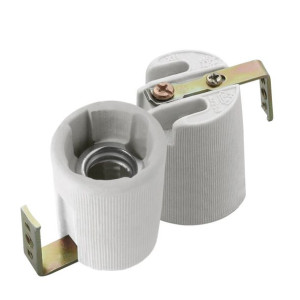 Oprawka oprawa ceramiczna szara gniazdo E14 KANLUX