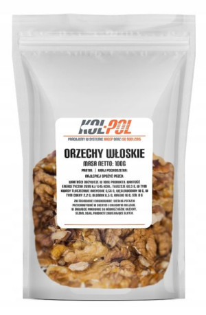 ORZECHY WŁOSKIE 100g Łuskane świeże wysoka jakość