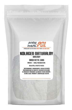 KOLAGEN WOŁOWY 500g Naturalny w proszku