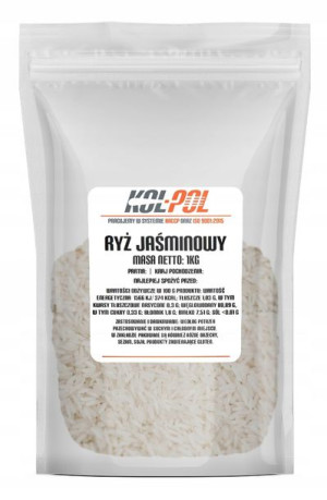 RYŻ JAŚMINOWY 1kg Naturalny biały wysoka jakość