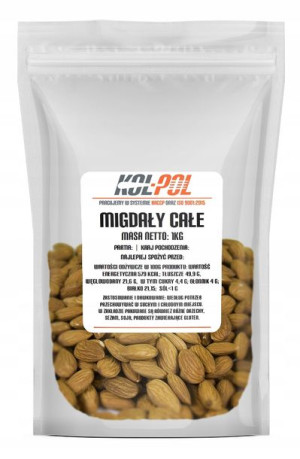 Migdał Migdały cały całe 1kg 1000g JAKOŚĆ