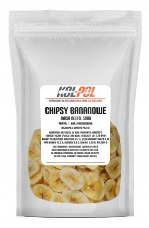 chipsy bananowe CHIPS BANANOWY 500g DOBRE!!!