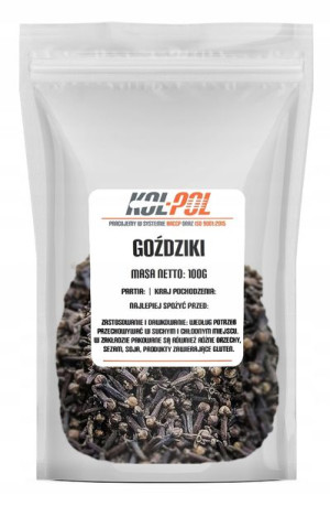 Goździki 100g JAKOŚĆ suszony goździk