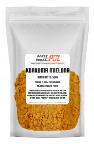 Kurkuma MIELO0NA JAKOŚĆ !!! 500g 0,5g