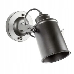 Lampa Sufitowa Czarna Wisząca Retro
