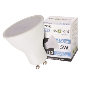 Żarówka Led Gu10 Smd 2835 450lm 5w 230v Zimna