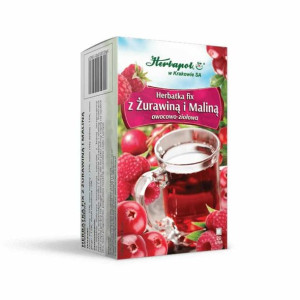 Herbatka z Żurawiną Maliną FIX 40g 20x2g Herbapol