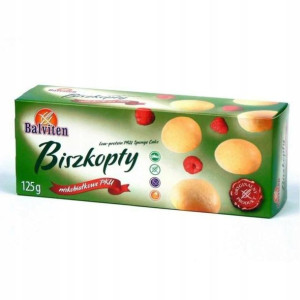 Biszkopty Niskobiałkowe PKU 125g - Balviten
