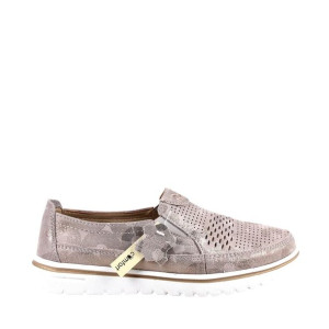 Damskie Sneakersy Ze Skóry Evento Slip On Wsuwane 1653 Złote