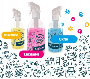 Płyn do czyszczenia zestaw domowy Mix'nClean TEVAN