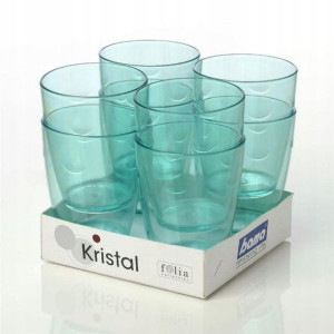 Kubki plastikowe komplet 8 x 280 ml KRISTALL