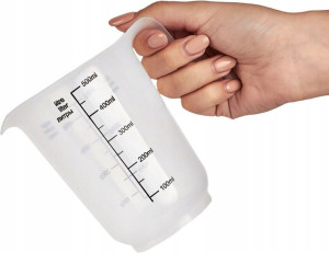 Dzbanek miarka kuchenna ze skalą i uchwytem 0,5 L