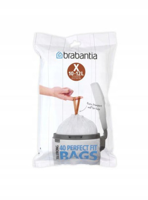 Worki na śmieci rozm X 10-12 L 20 szt Brabantia