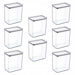 Zestaw 8 pojemników kuchennych CRYSTAL 2.6 L