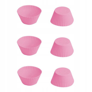 Forma silikonowa do muffinek babeczek 6 szt.