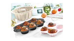 Forma silikonowa do muffinek babeczek na 6 szt.