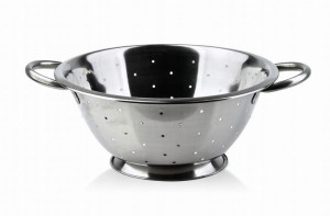 Cedzak durszlak sitko stalowy 28 cm