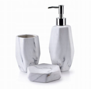 Zestaw łazienkowy komplet 3 elementy 480ml ODETTE