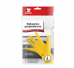 Rękawiczki rękawice ochronne gumowe rozmiar L 2 sz
