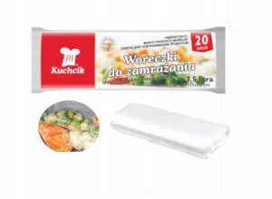 Woreczki torebki do mrożenia LDPE 3.5 L 20 szt