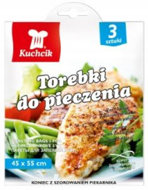 Torebki woreczki do pieczenia 3 szt 45 x 55 cm