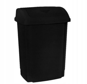 Kosz na śmieci pojemnik 15 L SWING czarny