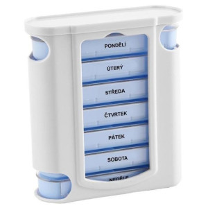Pudełko organizer pojemnik na leki tabletki