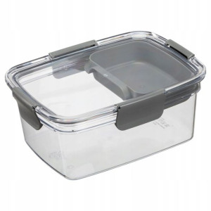 Pojemnik na lunch LYON To-Go 1,5 L szary prostokąt