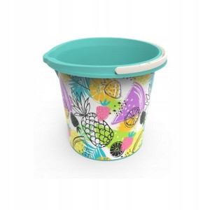 Wiadro ze skalą 10 L VARIO ART Pineapple