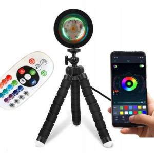 Lampa Led Rgb Projekcyjna Do Zdjęć Selfie